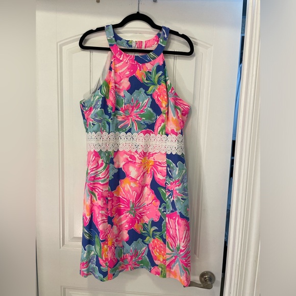 Lily Pulitzer lined midi dress. - Picture 1 of 5